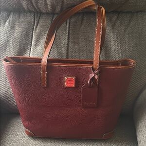 Dooney & Bourke Rich Burgundy Tote